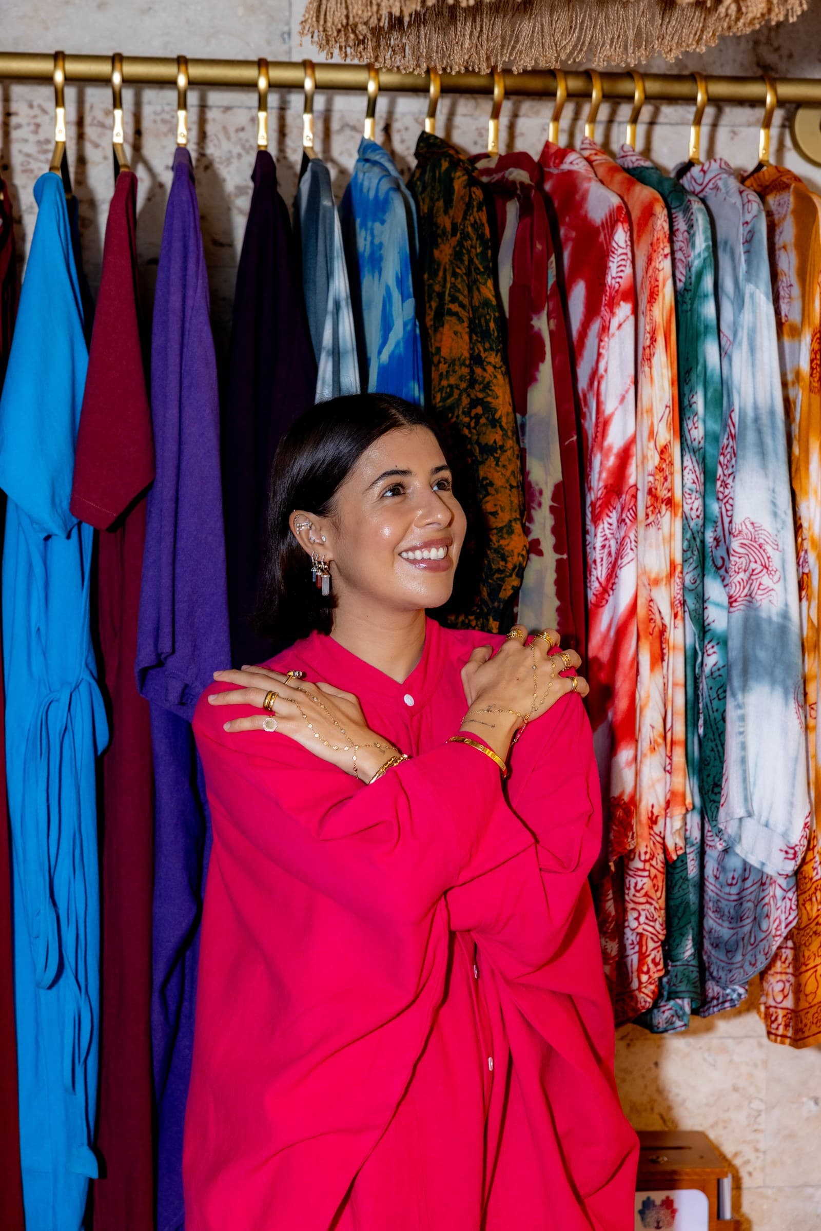 Lana Nazer in the Karama boutique