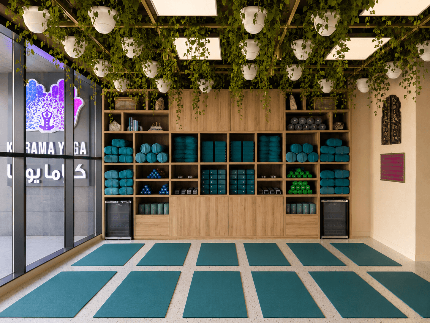 Karama Yoga studio in Jeddah